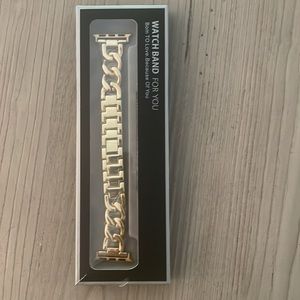 NIB Gold Chain Apple Watch Band